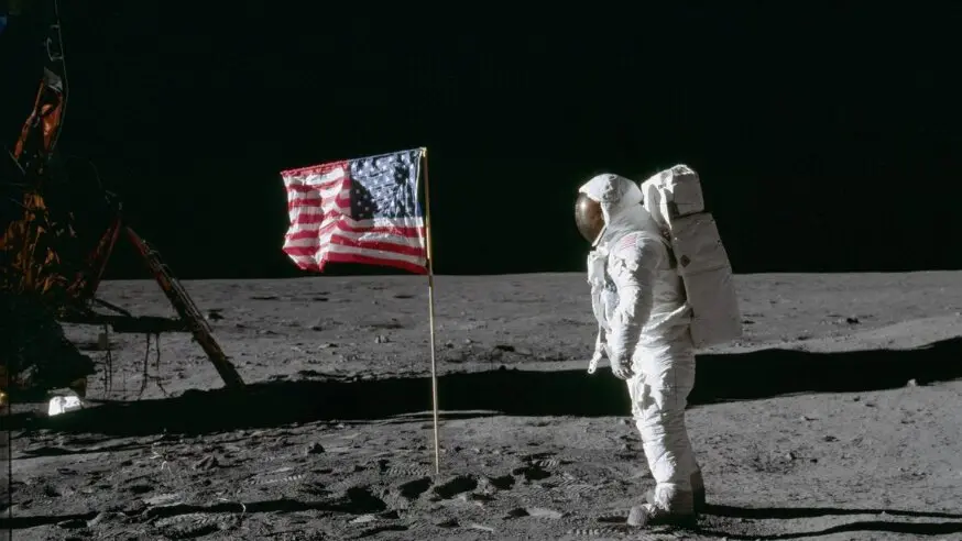 Han pasado 55 a&ntilde;os desde que Armstrong y Aldrin plantaron la bandera estadounidense en la superficie lunar