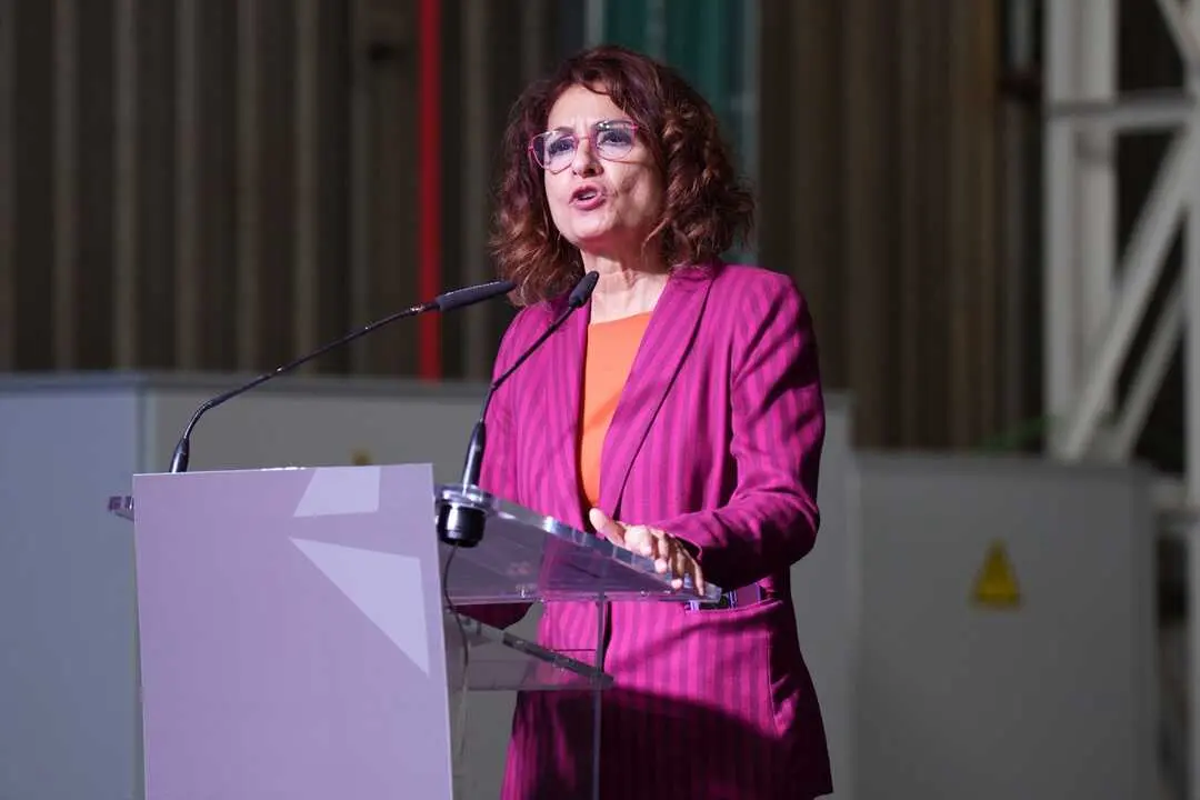 La vicepresidenta primera del Gobierno y ministra de Hacienda, Mar&iacute;a Jes&uacute;s Montero. / Francisco J. Olmo