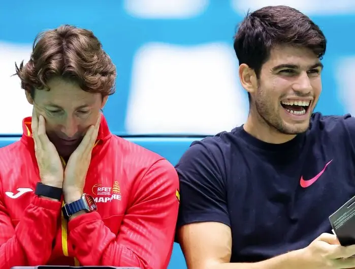 Carlos Alcaraz y Juan Carlos Ferrero. / IG
