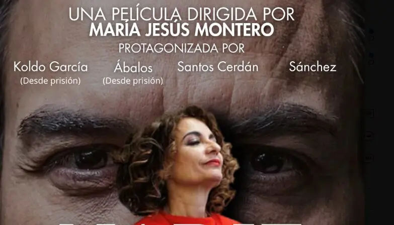 Captura de pantalla de la caricatura hecha por el 
PP de Andaluc&iacute;a con esta frase: Esta Navidad no te pierdas la pel&iacute;cula del a&ntilde;o "Nadie conoce a nadie" en el PSOE".