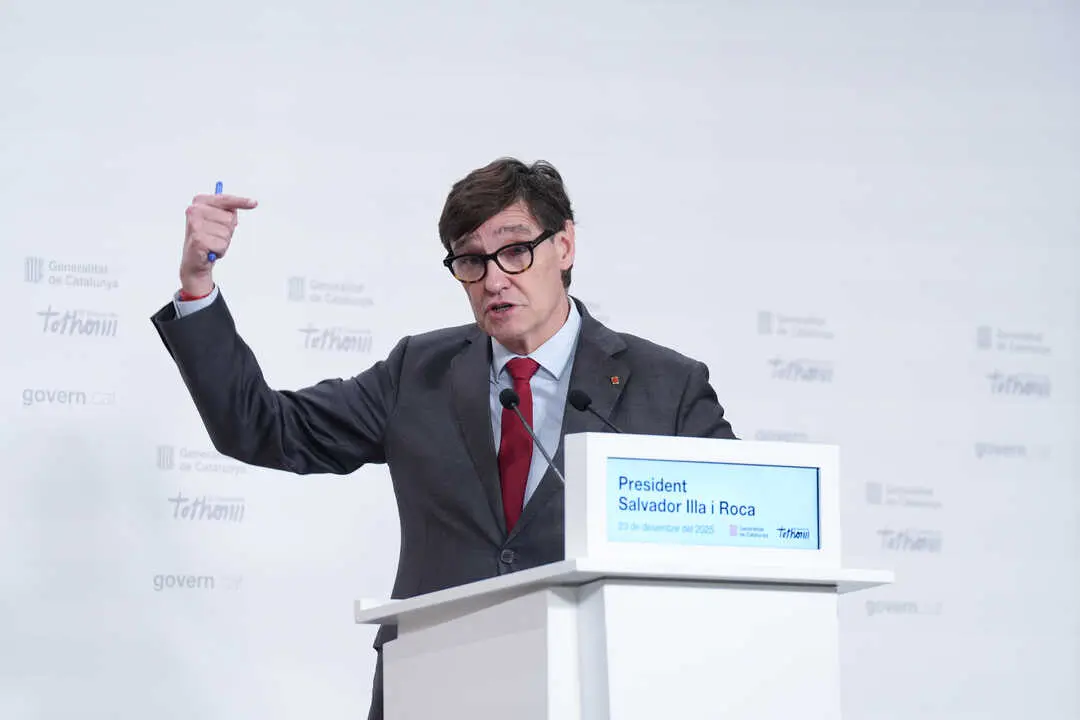 El presidente de la Generalitat de Catalunya, Salvador Illa. / EP