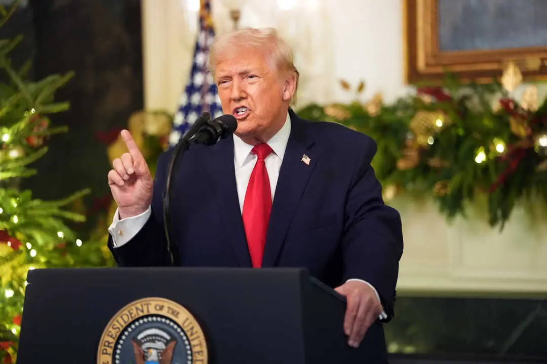 Trump, dejando claro que los bombardeos continuar&aacute;n si no se detiene la violencia contra los cristianos. / EP
