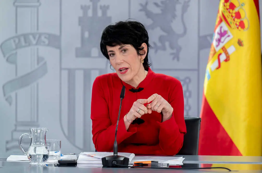 La ministra de Seguridad Social, Inclusi&oacute;n y Migraciones y nueva portavoz del Gobierno, Elma Saiz. / EP