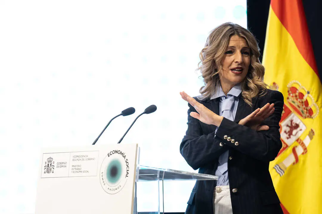 La vicepresidenta segunda y ministra de Trabajo y Econom&iacute;a Social, Yolanda D&iacute;az. / EP