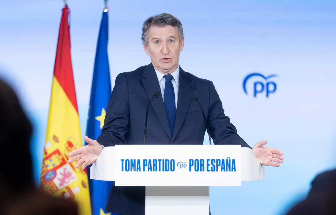 El presidente del Partido Popular, Alberto N&uacute;&ntilde;ez Feij&oacute;o. / EP