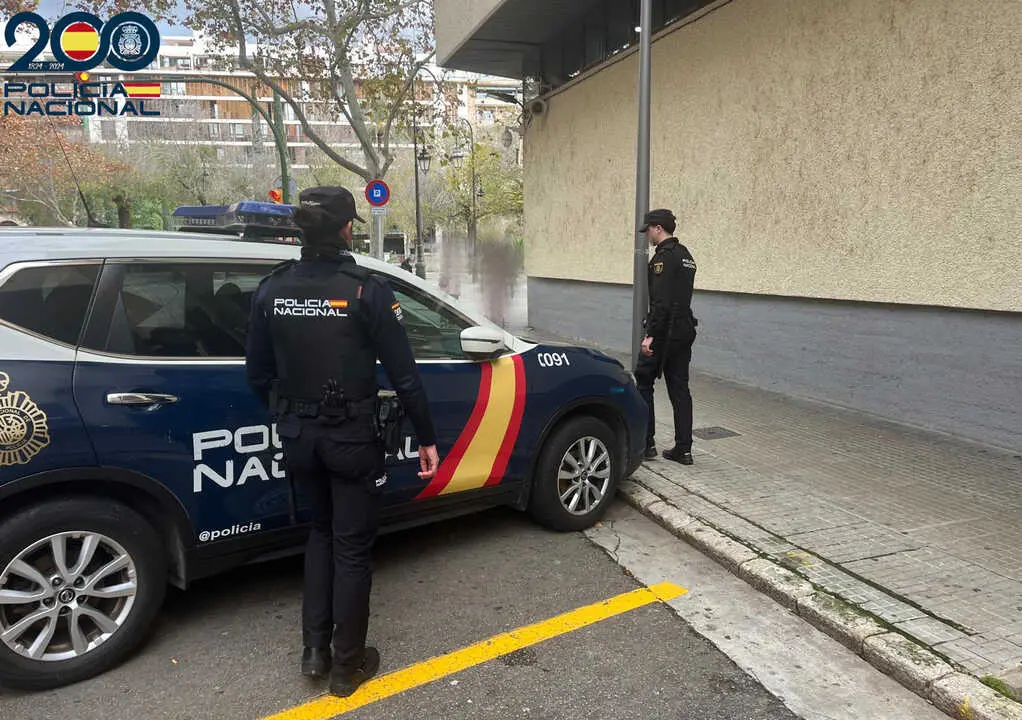 Dos agentes de la Polic&iacute;a Nacional. / EP