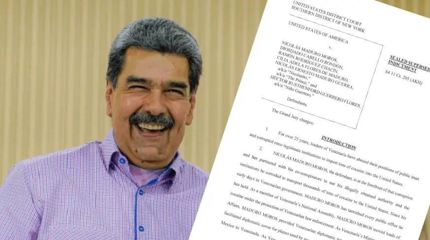 El documento tambi&eacute;n detalla que en 2013, tras un decomiso de 1,3 toneladas de coca&iacute;na en Par&iacute;s, Maduro orden&oacute; a sus aliados no volver a usar el aeropuerto de Maiquet&iacute;a y sugiri&oacute; utilizar otras rutas mejor establecidas para el narcotr&aacute;fico.