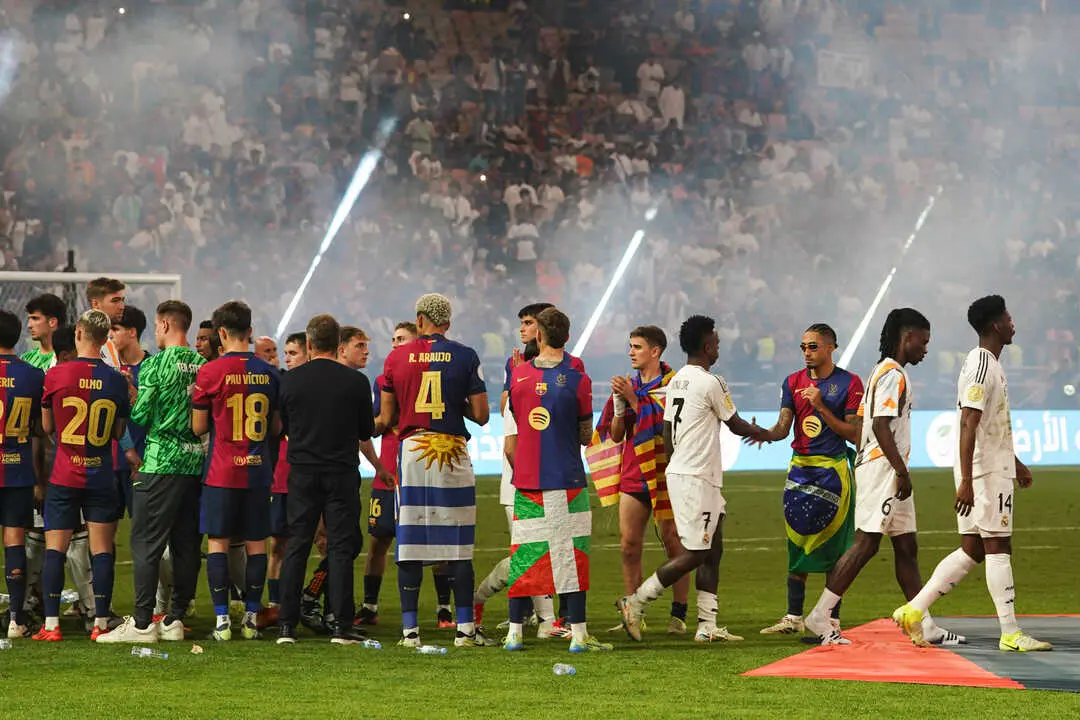 Laporta celebr&oacute; el triunfo del Bar&ccedil;a en el Cl&aacute;sico con un mensaje claro: respeto en la derrota y orgullo por los valores del club. / EP