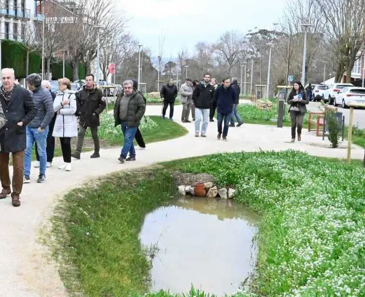 e el nuevo bosque urbano de la avenida Doctor Diego Madrazo en Santander. / alerta