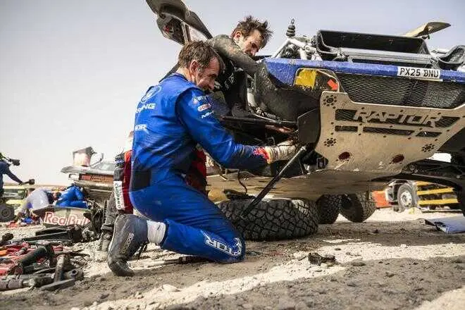 Nani Roma en la &uacute;ltima etapa del Rally Dakar 2026.
