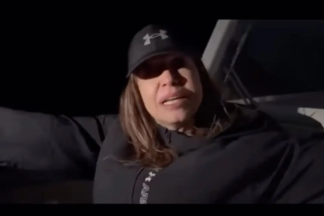 Mar&iacute;a Corina durante el rescate.