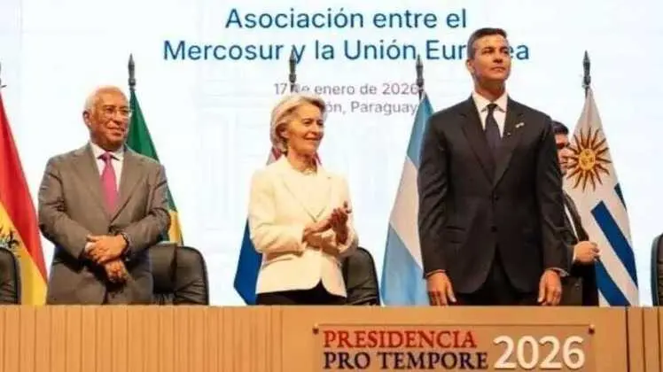 Firma del acuerdo de libre comercio UE-Mercosur en Asunci&oacute;n (Paraguay). | Presidencia de Paraguay