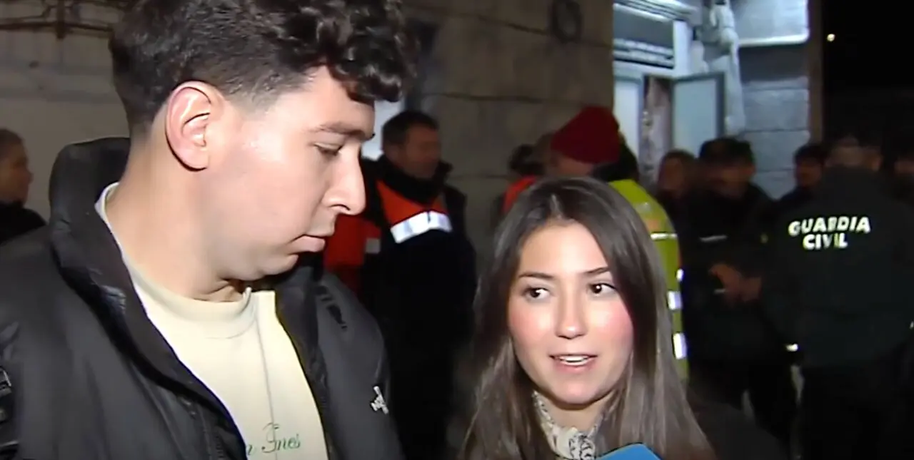 Dos de los afectados por el siniestro de los trenes. / TVE