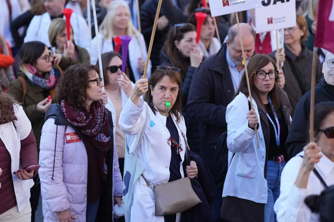Manifestaci&oacute;n de m&eacute;dicos. / EP
