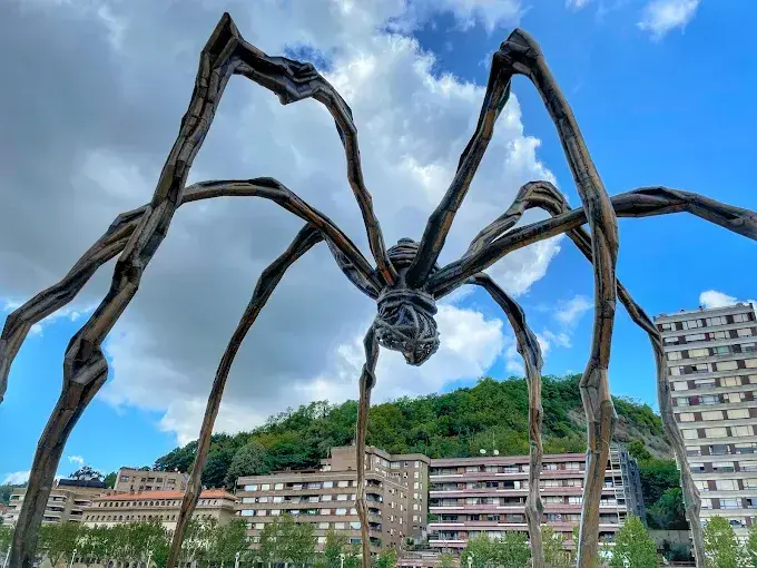 La ara&ntilde;a de casi 9 metros que no solo impacta por su tama&ntilde;o, sino por lo que representa. / A.E