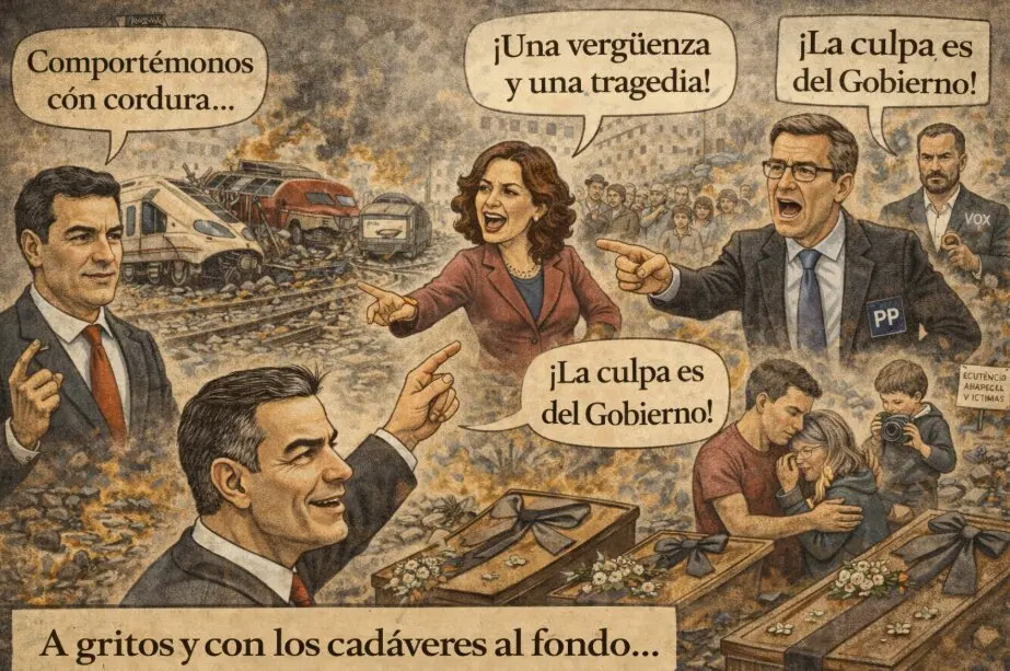 La clase pol&iacute;tica tras el accidente.