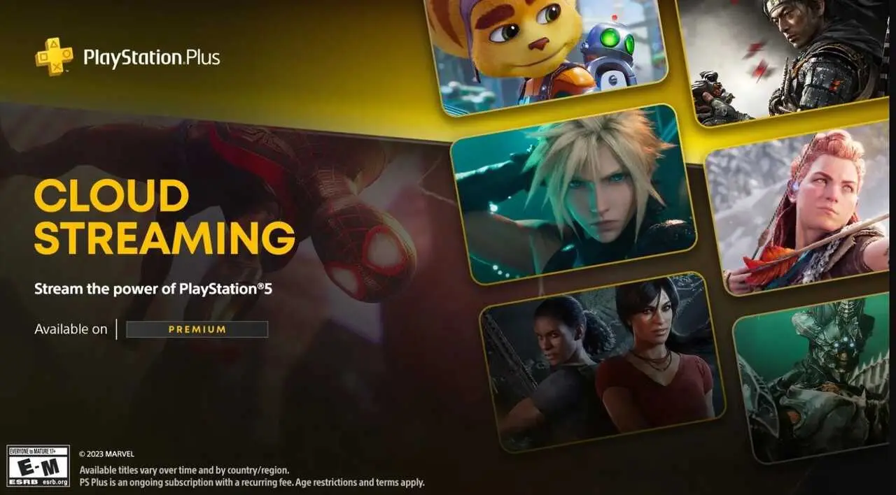 Servicio de transmisi&oacute;n en la nube de PS Plus Premium. / PlayStation