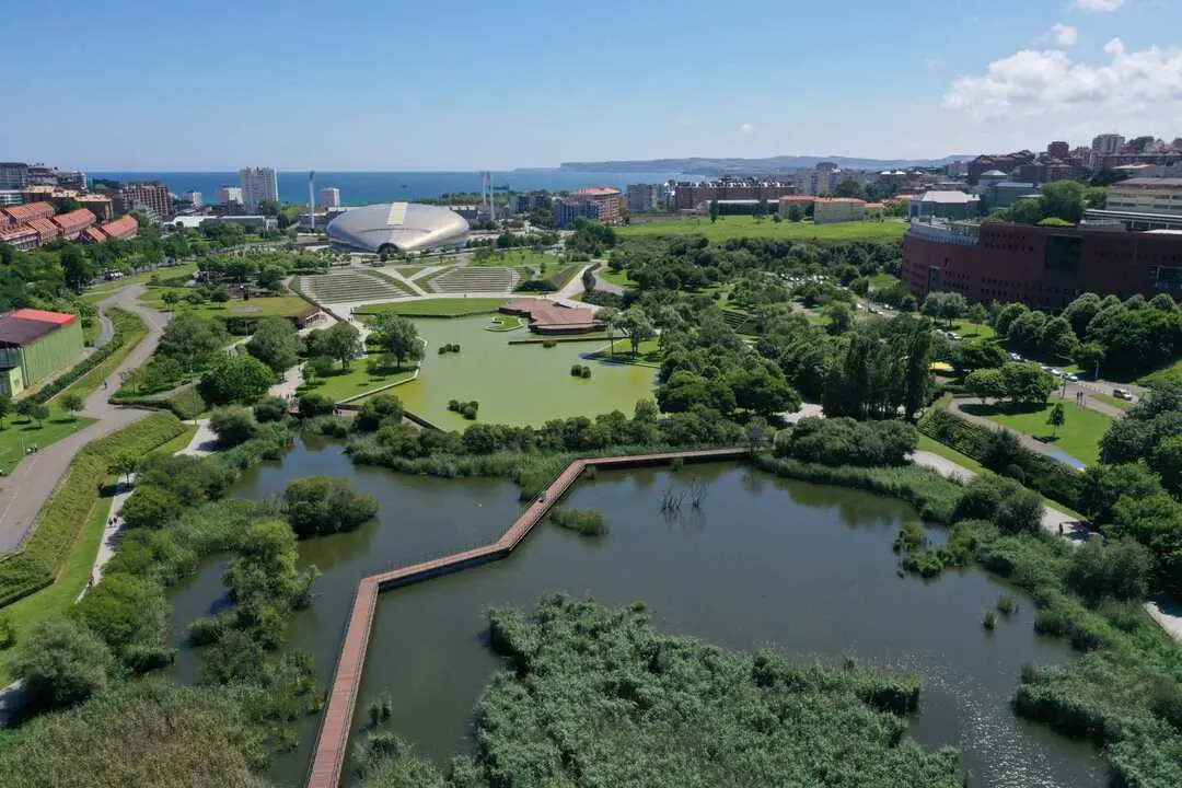 El Parque de Las Llamas, uno de los humedales de Santander. / EP