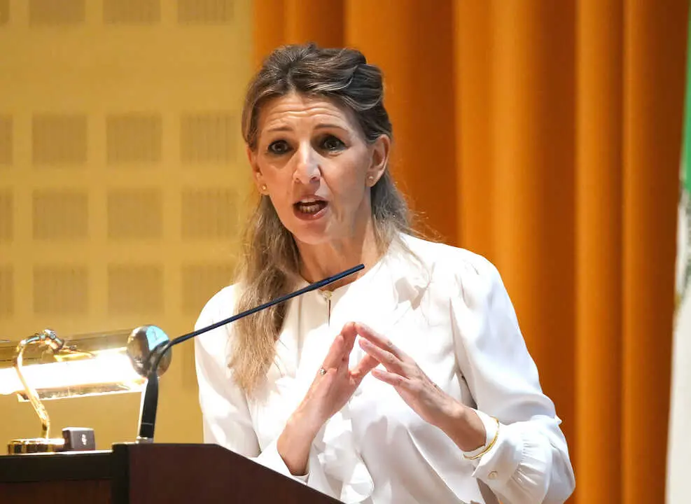 La vicepresidente segunda del Gobierno y ministra de Trabajo y Econom&iacute;a Social, Yolanda D&iacute;az. / EP