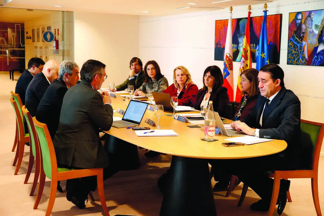 La consejera Susinos presidi&oacute; la reuni&oacute;n de trabajo junto a representantes de varias comunidades aut&oacute;nomas para fijar una posici&oacute;n com&uacute;n sobre la gesti&oacute;n del lobo. / lara revilla