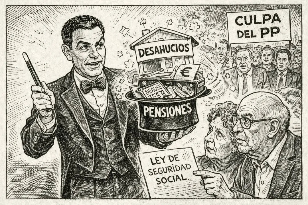 Pedro S&aacute;nchez, el sin-pensiones.
