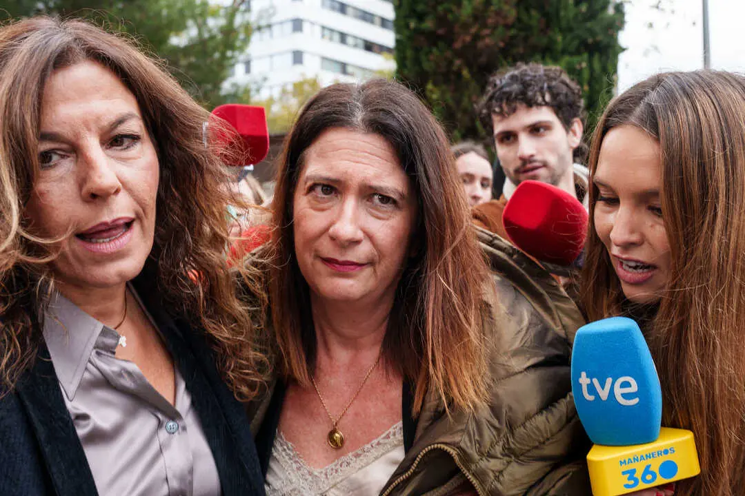Leire D&iacute;ez a su llegada a los juzgados de Plaza de Castilla. / EP
