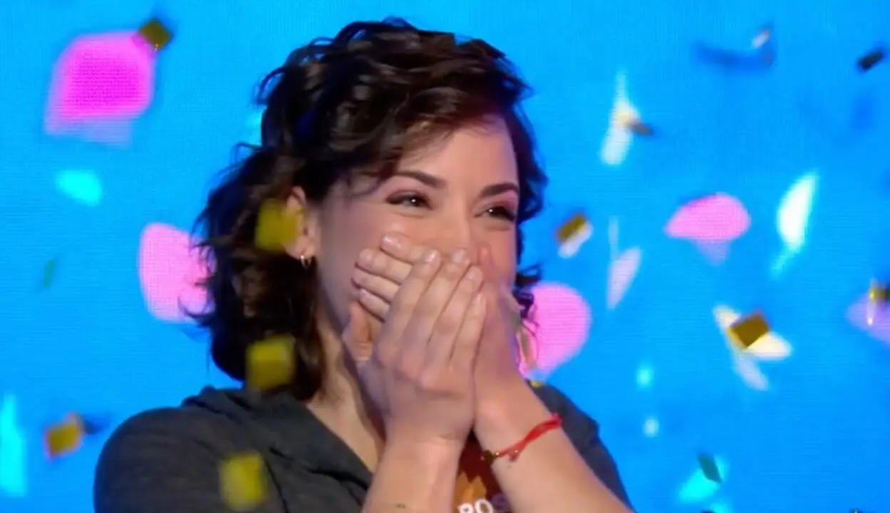 Rosa Rodr&iacute;guez, tras completar el rosco de 'Pasapalabra'.
