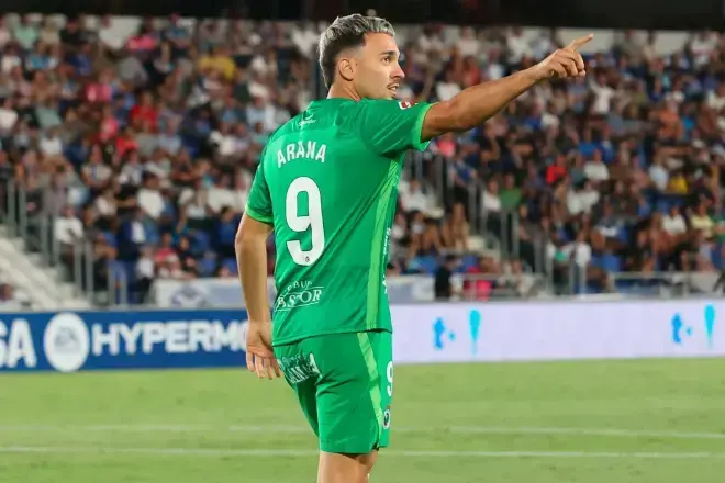 Juan Carlos Arana ha regresado al trabajo colectivo y estar&aacute;, salvo sorpresa, a disposici&oacute;n de Jos&eacute; Alberto para el duelo ante el Mirand&eacute;s. / RRC
