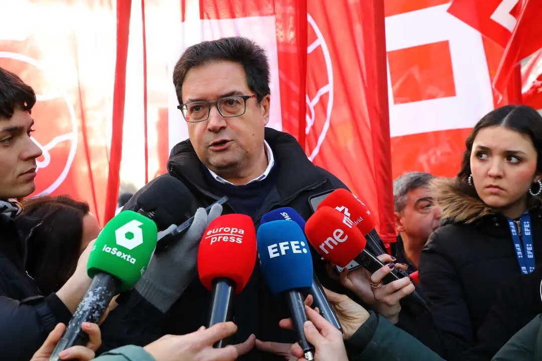 El secretario general del PSOE de Madrid y ministro para la Transformaci&oacute;n Digital y de la Funci&oacute;n P&uacute;blica, &Oacute;scar L&oacute;pez. / EP