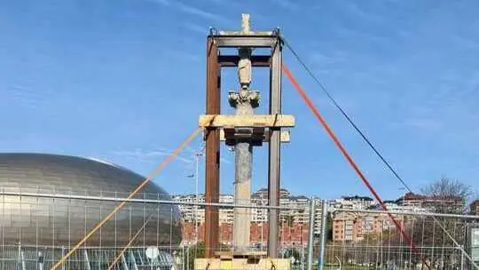 El s&iacute;mbolo del hermanamiento entre Galicia y Cantabria. / A.E