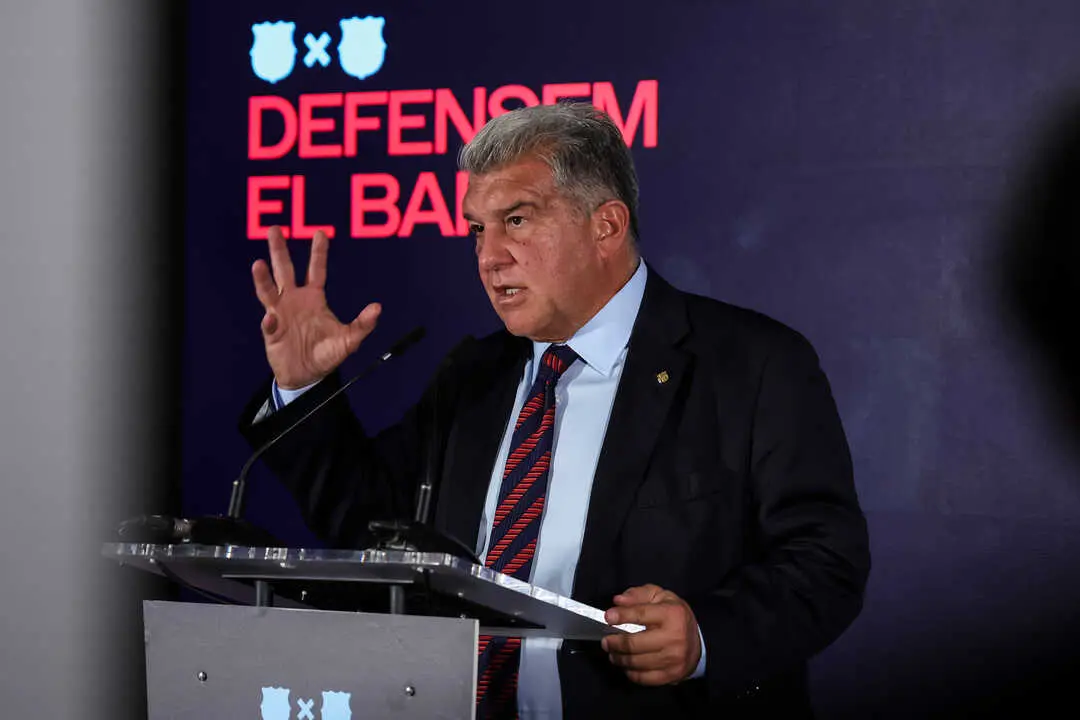 El expresidente y precandidato a la presidencia del FC Barcelona Joan Laporta. / EP