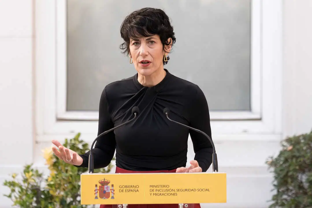 La ministra de Inclusi&oacute;n, Seguridad Social y Migraciones, Elma Saiz. / EP