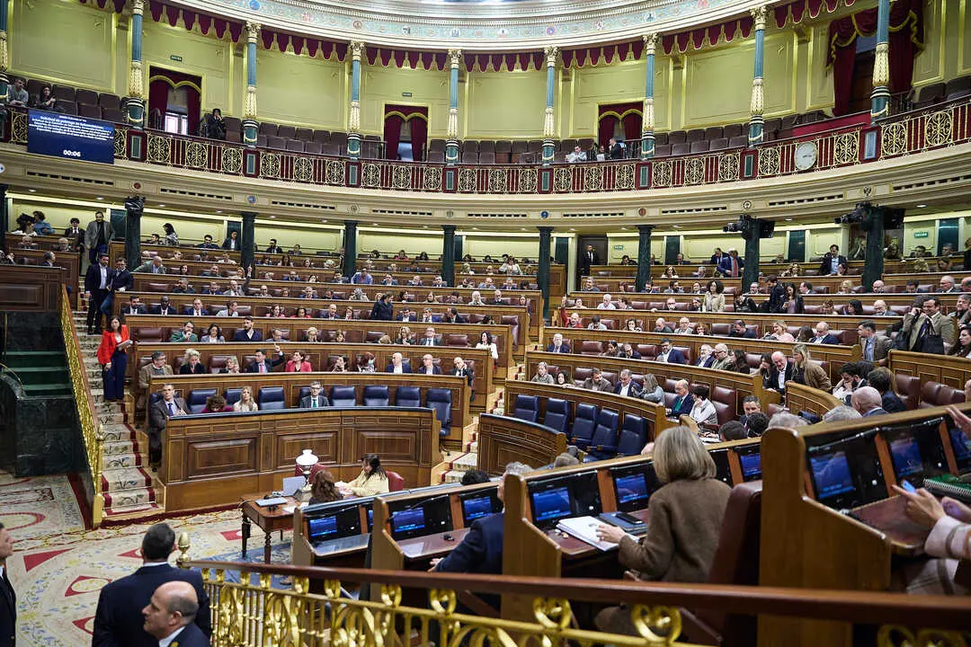 Vista general durante una sesi&oacute;n plenaria, en el Congreso de los Diputados. / EP