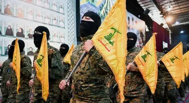 Varios integrantes de Hezbol&aacute; el grupo militante respaldado por Ir&aacute;n.