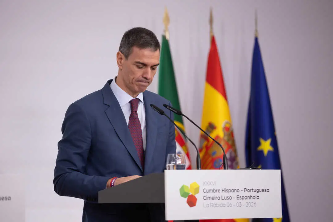 Comparecencia ante los medios del presidente del Gobierno, Pedro S&aacute;nchez. / EP