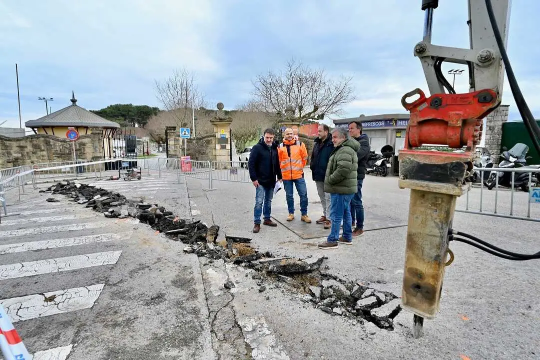 Inicio obras en la Avenida de La Magdalena. / a.e