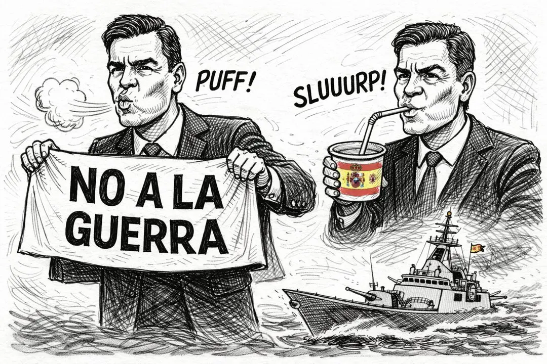 Sanchez miente hasta en la guerra.