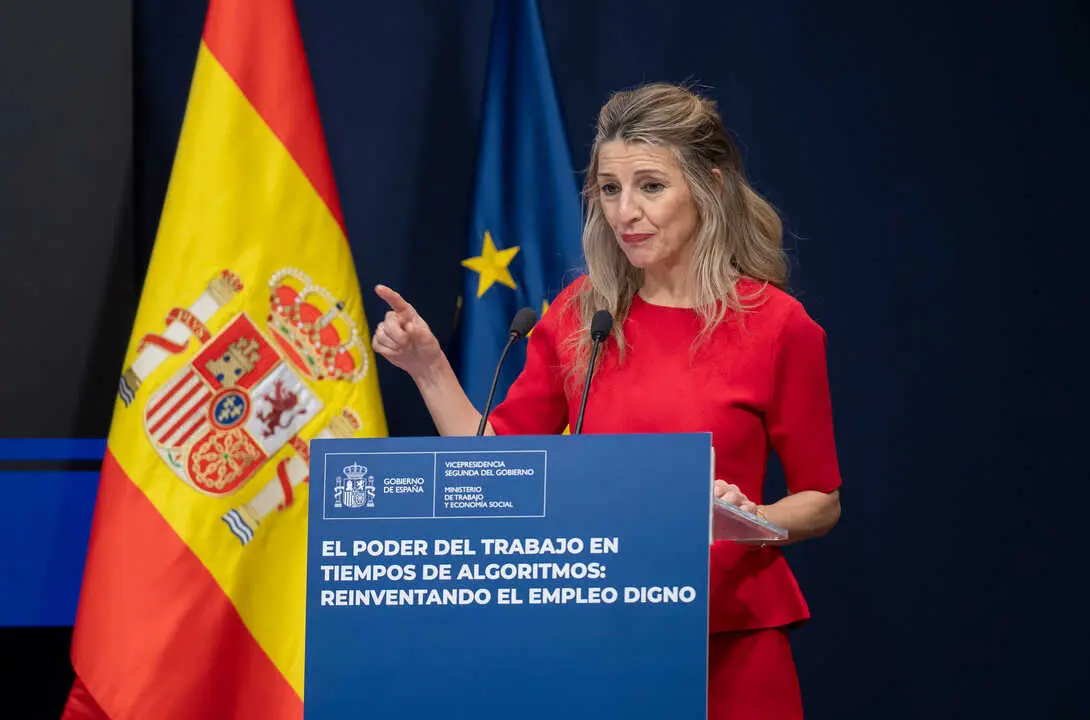 La vicepresidenta segunda del Gobierno y ministra de Trabajo y Econom&iacute;a Social, Yolanda D&iacute;az. / EP