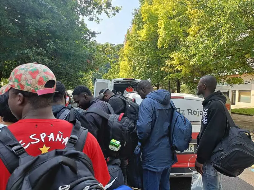 Personas procedentes de Mali a la espera de asilo. / EP