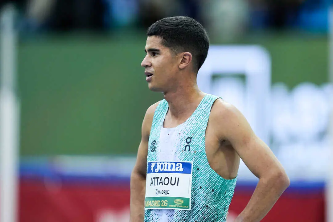 El atleta c&aacute;ntabro, Mohamed Attaoui. / EP