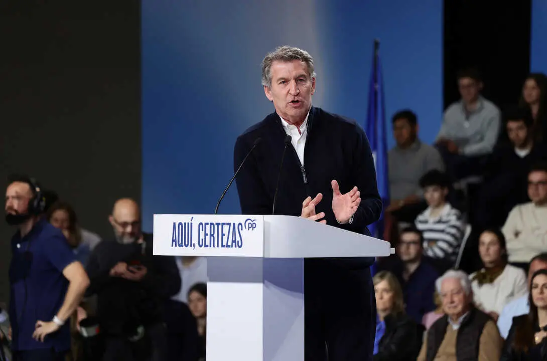 El presidente del PP, Alberto N&uacute;&ntilde;ez Feij&oacute;o. / EP