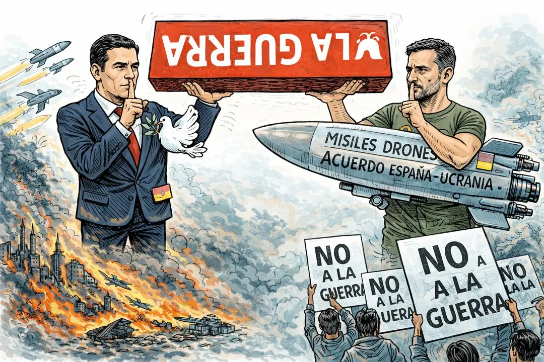 No a la guerra, pero solo para elecciones.