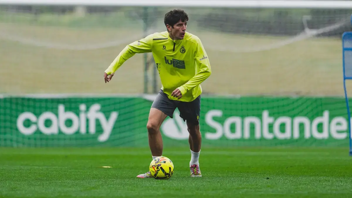 Sangalli durante un entrenamiento del conjunto c&aacute;ntabro. / RRC