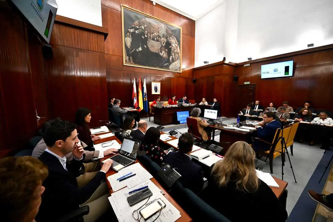 La alcaldesa de Santander, Gema Igual, preside un Pleno del Ayuntamiento de Santander. / Nacho Cubero - ep / archivo