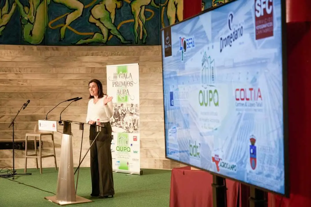 Imagen de archivo de una edici&oacute;n anterior de la Gala Racinguista organizada por AUPA en el Palacio de Festivales de Cantabria.