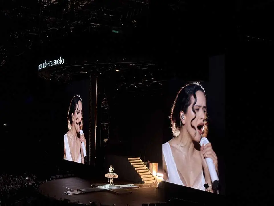 La artista Rosal&iacute;a, en el primero de sus conciertos en Madrid. / Europa Press