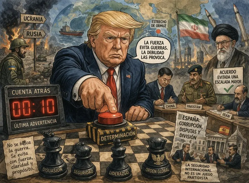 La advertencia de Trump a Ir&aacute;n simboliza una estrategia de firmeza global: presi&oacute;n, disuasi&oacute;n y equilibrio en un escenario internacional al borde de la escalada.
