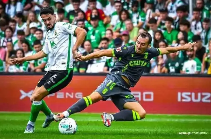 Jamelli con el Ceuta / LFP