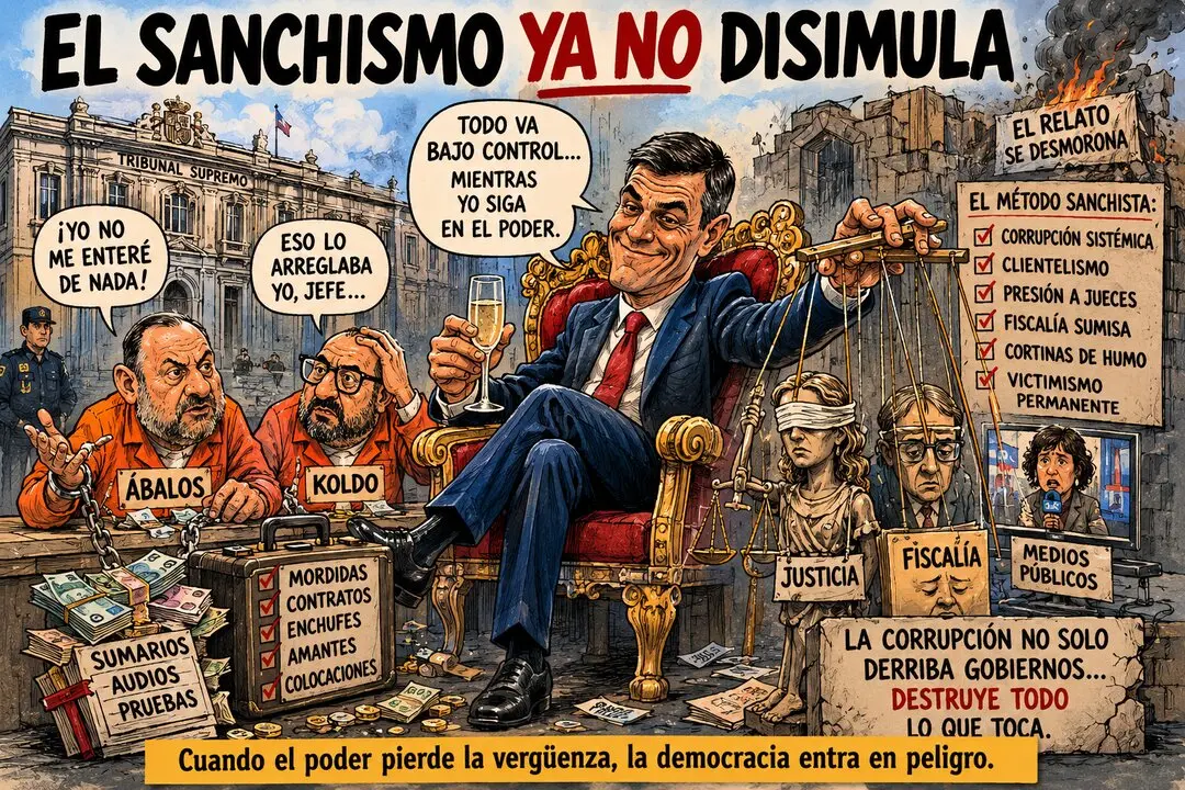 Cuando el poder pierde la verg&uuml;enza, el esc&aacute;ndalo deja de esconderse&hellip; y empieza a gobernar.