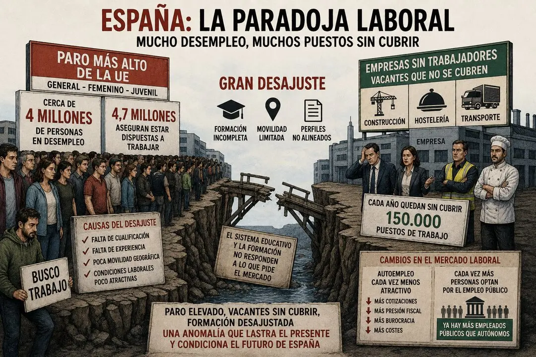 La paradoja laboral.